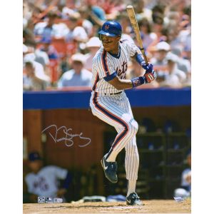 Darryl Strawberry New York Mets Autographed 16″ x 20″ Hitting Photograph