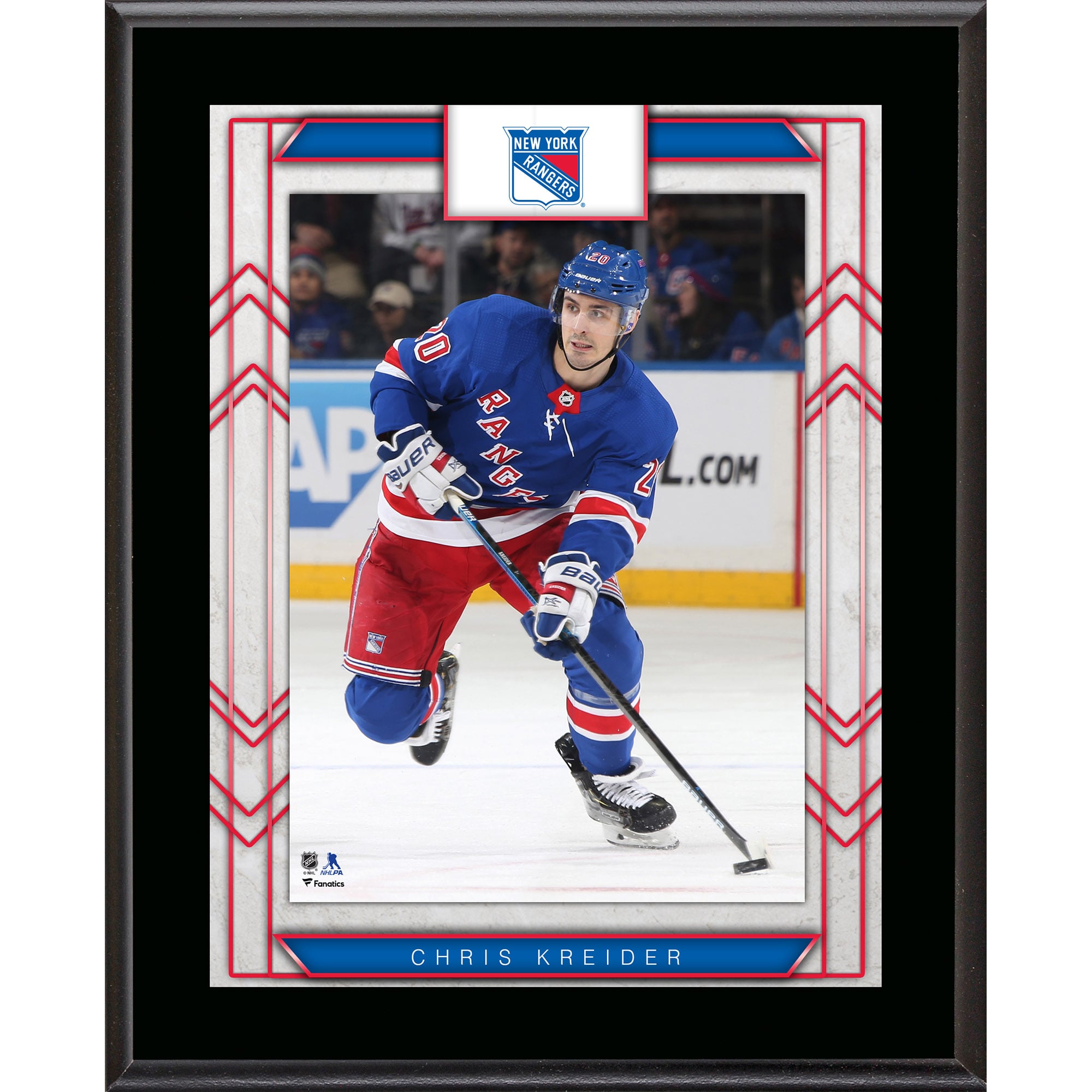 Chris Kreider New York Rangers 10.5″ x 13″ Sublimated Player Plaque Chris Kreider New York Rangers 10.5″ x 13″ Sublimated Player Plaque