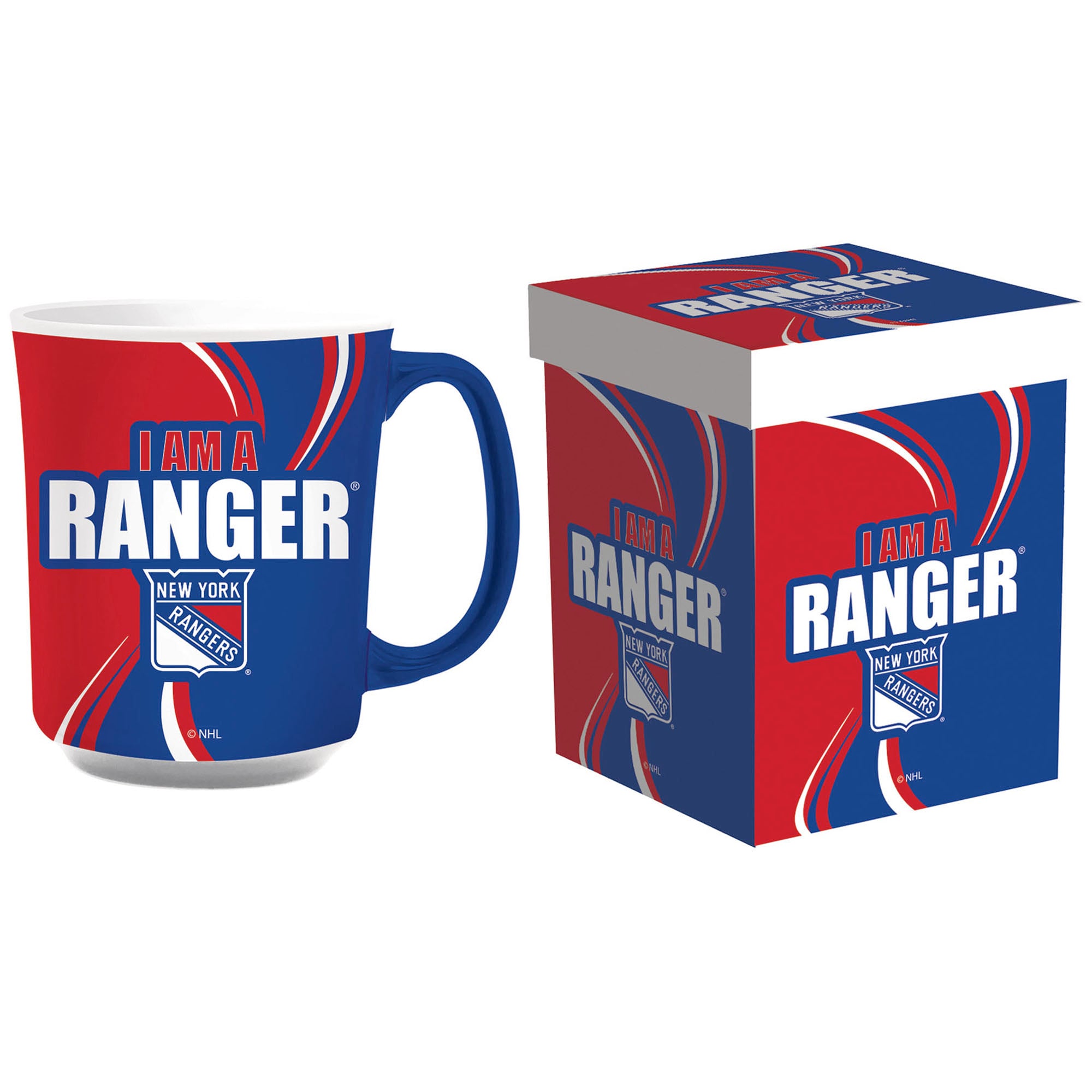New York Rangers 14oz. Ceramic Mug with Matching Box New York Rangers 14oz. Ceramic Mug with Matching Box