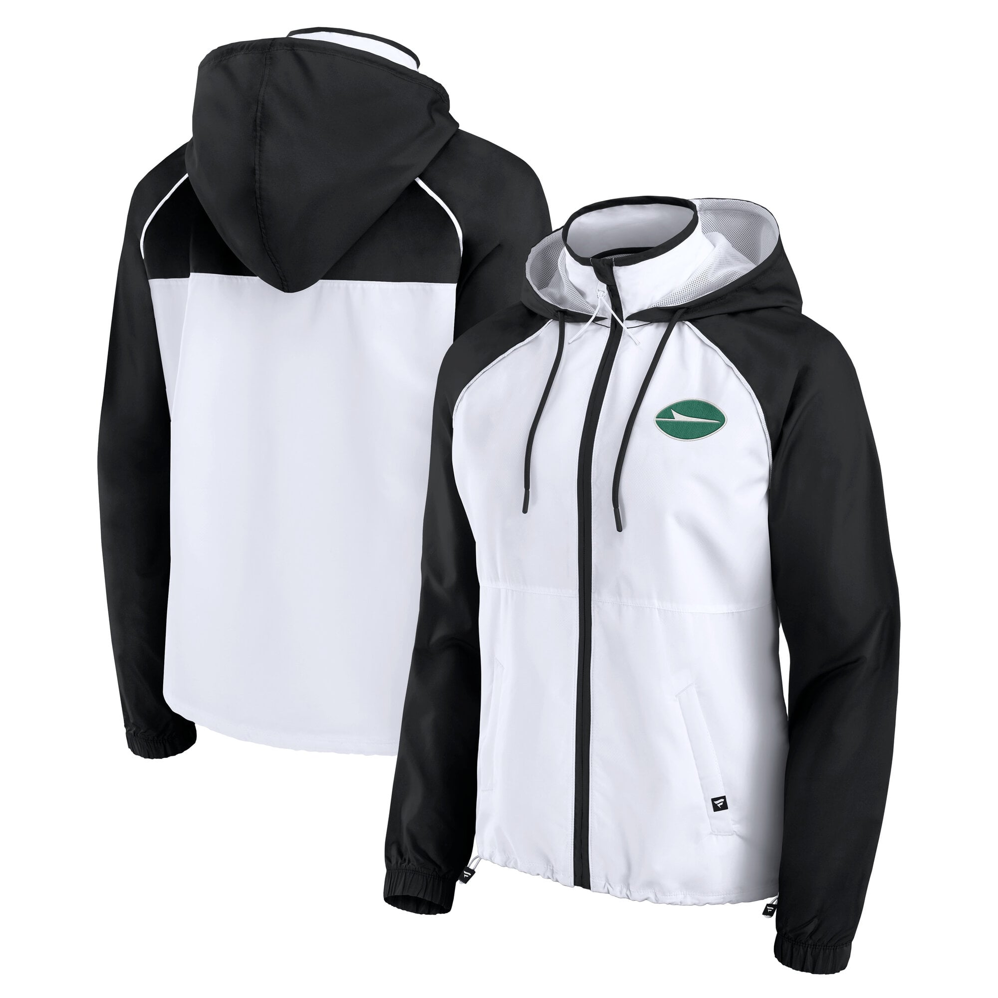 Women’s Fanatics White New York Jets Full-Zip Anorak Hoodie Jacket Women’s Fanatics White New York Jets Full-Zip Anorak Hoodie Jacket