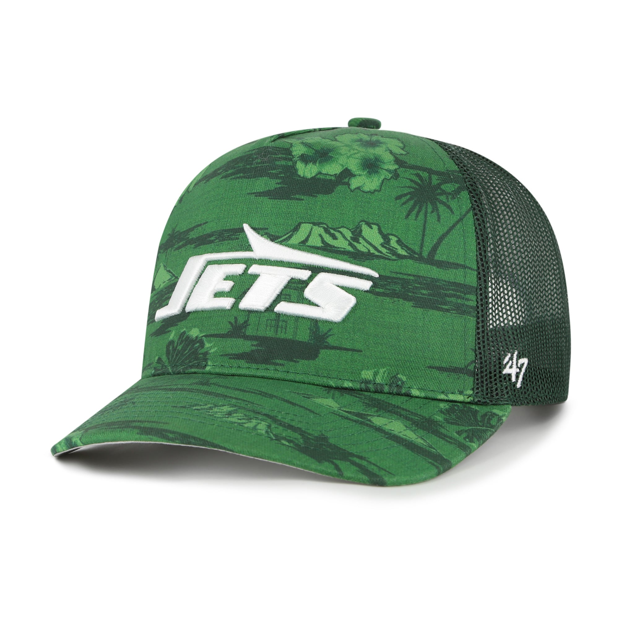 Men’s ’47 Green New York Jets Fiji Trucker Adjustable Hat Men’s ’47 Green New York Jets Fiji Trucker Adjustable Hat
